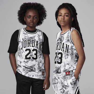 Jordan jersey black and white outlet